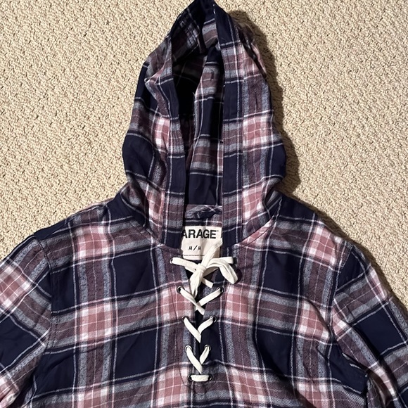 Flannel Garage long sleeve crop shirt. - Picture 2 of 2